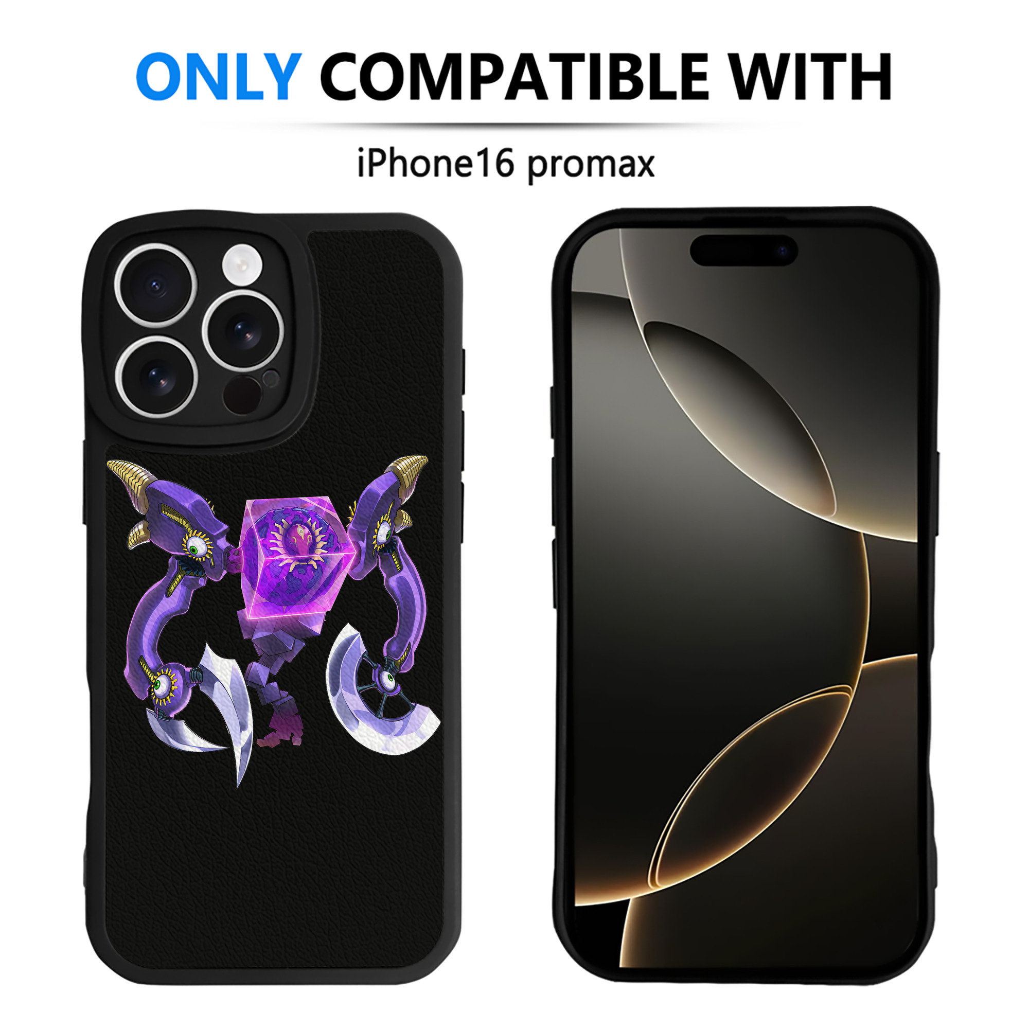（画像用） 遊☆戯☆王 Yu-Gi-Oh! 【iPhone 16シリーズ対応】シリコンスマホケース（レザー調） 材質：シリコン